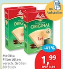 Aktuelles Filtertüten Angebot bei budni in Hamburg ab 1,99 €