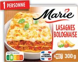 Lasagnes à la bolognaise surgelées - MARIE en promo chez Intermarché Super Alès à 1,81 €