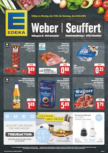 Kaffee im EDEKA Prospekt "Wir lieben Lebensmittel!" mit 8 Seiten (Schweinfurt)