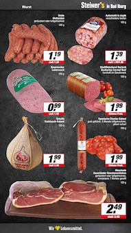 Wurst im EDEKA Prospekt "Aktuelle Angebote" mit 22 Seiten (Osnabrück)
