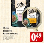 Selection Katzennahrung Angebote von Sheba bei famila Nordost Pinneberg für 0,49 €