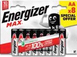 Piles max aa 8 special offer - Energizer - Intermarché à Le Mans Piles max aa 8 special offer - Energizer en promo chez Intermarché Le Mans à 3,45 €