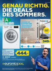 Waschmaschine im EURONICS Prospekt in Saarlouis Aktueller EURONICS Prospekt mit Waschmaschine, "GENAU RICHTIG. DIE DEALS DES SOMMERS.", Seite 1