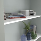 Tablette en mélaminé blanc 30 x 250 cm, ép. 1,8 cm - PANOFRANCE en promo chez Castorama Strasbourg à 8,90 €