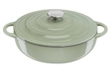 Cocotte Tefal TEFAL LOV Sauteuse Fonte 2 anses 28 cm Verte E2587204 - Tefal dans le catalogue Darty