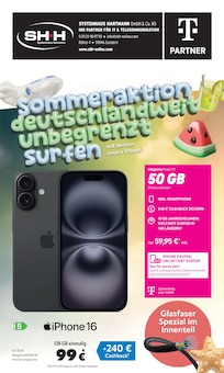 Aktueller Systemhaus Hartmann Prospekt (Werdohl, 12 Seiten zum blättern Systemhaus Hartmann Prospekt SOMMERAKTION: DEUTSCHLANDWEIT UNBEGRENZT SURFEN mit 12 Seiten