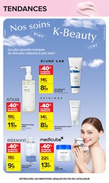 Prix et réduction Soin visage dans le prospectus Carrefour en cours Offre Soin visage dans le catalogue Carrefour du moment à la page 3