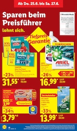 Ariel im Lidl Prospekt in Bremerhaven Aktueller Lidl Prospekt mit Ariel, "LIDL LOHNT SICH", Seite 66