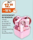 Geschenkset in Herzbox von  im aktuellen Müller Prospekt für 12,99 €