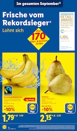 Lidl Bananen im Prospekt Lidl Bananen im Prospekt