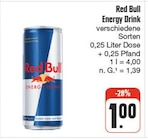 Energy Drink Angebote von Red Bull bei nah und gut Jena für 1,00 €