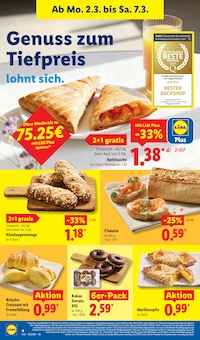 Brötchen im aktuellen Lidl Prospekt (Jena) Brötchen im Lidl Prospekt "LIDL LOHNT SICH" mit 71 Seiten (Jena)