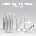 Câble USB-C vers USB-C gaine magnétique - T'NB - Monoprix Parly 2 à Le Chesnay Câble USB-C vers USB-C gaine magnétique - T'NB en promo chez Monoprix Parly 2 Le Chesnay à 10,49 €