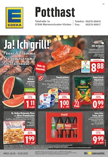 Aktueller EDEKA Prospekt "Aktuelle Angebote" für Marienmünster Aktueller EDEKA Prospekt für Marienmünster mit Seiten