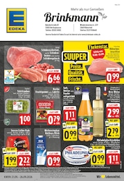 EDEKA Prospekt für Gütersloh mit 28 Seiten EDEKA Prospekt "Aktuelle Angebote" für Gütersloh, 28 Seiten, 21.09.2026 - 26.09.2026