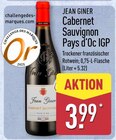 Cabernet Sauvignon Pays d'Oc IGP Angebote von Jean Giner bei ALDI Nord Coesfeld für 3,99 €