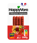Merguez végétales et piquantes - HAPPYVORE dans le catalogue Carrefour