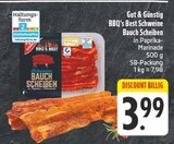 EDEKA - BBQ's Best Schweine Bauch Scheiben Angebot im Prospekt BBQ's Best Schweine Bauch Scheiben bei EDEKA im Prospekt "" für 3,99 €