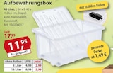 Aufbewahrungsbox bei Sonderpreis Baumarkt im Bleicherode Prospekt für 1,49 €