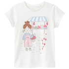 Mädchen T-Shirt mit Glitzer-Print im aktuellen Ernstings family Prospekt