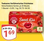 Aktuelles Verführerischer Früchtetee Sweet Kiss Angebot bei GLOBUS in Duisburg ab 1,69 €