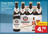 Weißbier Hell oder Alkoholfrei Angebote von Erdinger bei Netto Marken-Discount Dülmen für 4,79 €