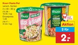 Aktuelle Sahne Angebote bei Netto Marken-Discount in Cottbus Aktuelles Pasta Pot Käse & Sahne Angebot bei Netto Marken-Discount in Cottbus ab 2,00 €