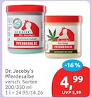 Pferdesalbe von Dr. Jacoby’s im aktuellen budni Prospekt