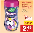 Einhorn Instanttee mit Glitzereffekt von King George für 2,49 € bei Netto Marken-Discount im Angebot Einhorn Instanttee mit Glitzereffekt von King George im aktuellen Netto Marken-Discount Prospekt