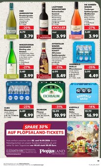 Mineralwasser im Kaufland Prospekt "KNÜLLER" mit 67 Seiten (Mannheim)