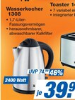Wasserkocher 1308 im Angebot bei famila Nordost in Langenhagen Wasserkocher 1308 Angebote bei famila Nordost Langenhagen für 39,00 €