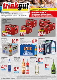 Trinkgut Prospekt für Babenhausen mit 4} Seiten Trinkgut Prospekt für Babenhausen: "Krumbachs Getränkemarkt!", 4 Seiten, 12.05.2025 - 17.05.2025