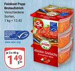 Aktuelle Feinkostlebensmittel Angebote bei GLOBUS in Bochum Aktuelles Feinkost Popp Brotaufstrich Angebot bei GLOBUS in Bochum ab 1,49 €