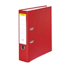 Classeur à levier - Dos 75 mm - A4 - pour 715 feuilles - rouge - Les Prix Mini en promo chez Bureau Vallée Classeur à levier - Dos 75 mm - A4 - pour 715 feuilles - rouge - Les Prix Mini dans le catalogue Bureau Vallée
