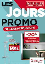 Prospectus Gedimat à Vauchelles-les-Quesnoy: "LES JOURS PROMO : SALLE DE BAINS/CUISINE", 16} pages, 17/09/2025 - 25/10/2025
