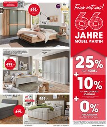 Bett im Möbel Martin Prospekt "Feier dein Zuhause!" mit 20 Seiten (Mainz)