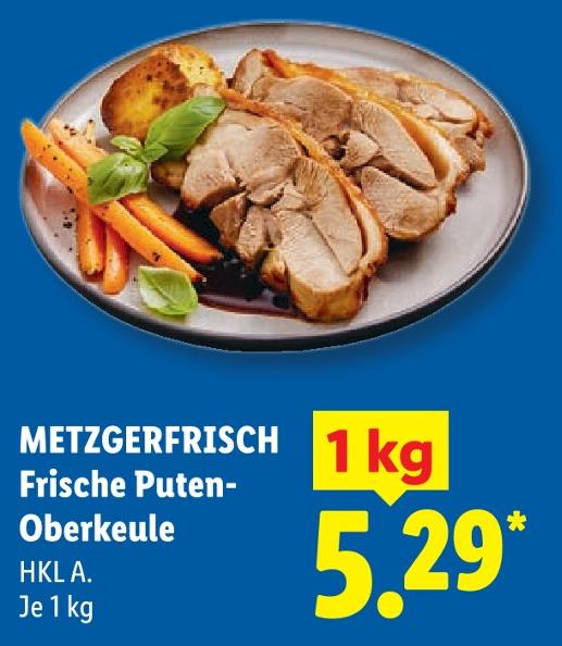 Frische Puten-Oberkeule