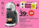 Machine à dosette + 3 boîtes de capsules - KRUPS - E.Leclerc Machine à dosette + 3 boîtes de capsules - KRUPS à 39,99 € dans le catalogue E.Leclerc