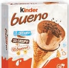 Cones Crème Glacée Bueno Classique - Kinder - Super U à Montpellier Cones Crème Glacée Bueno Classique - Kinder en promo chez Super U Montpellier à 5,47 €