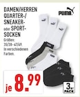 Aktuelles Damen/Herren Quarter-/Sneaker- oder Sportsocken Angebot bei Marktkauf in Bochum ab 8,99 €