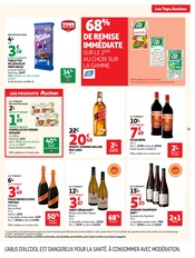 Promos Vin dans le catalogue "LES HALLES d'été" de Auchan Supermarché Vin en promo dans le catalogue Auchan Supermarché à la page 13
