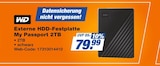 expert Ehingen - Externe HDD-Festplatte My Passport 2TB Angebot im Prospekt Externe HDD-Festplatte My Passport 2TB bei expert im Ehingen Prospekt für 79,99 €