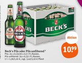 Pils im Angebot bei tegut in Göttingen Pils Angebote von Beck's bei tegut Göttingen für 10,99 €