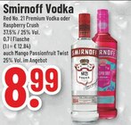 Red No. 21 Premium Vodka oder Raspberry Crush Angebote von Smirnoff bei Trinkgut Gronau für 8,99 €