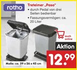 Aktuelle Mülleimer Angebote bei Netto Marken-Discount in Gelsenkirchen Aktuelles Treteimer „Paso“ Angebot bei Netto Marken-Discount in Gelsenkirchen ab 12,99 €