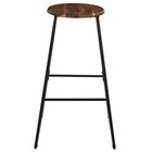 Tabouret de bar assise en bois d'acacia et structure métal noir 42x42x70 cm - Brico Dépôt à Reims Tabouret de bar assise en bois d'acacia et structure métal noir 42x42x70 cm en promo chez Brico Dépôt Reims à 19,90 €