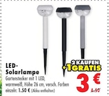 LED-Solarlampe im aktuellen Mäc-Geiz Prospekt