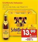 Netto Marken-Discount Neuhofen - Hefeweizen Angebot im Prospekt Hefeweizen bei Netto Marken-Discount im Neuhofen Prospekt für 13,99 €
