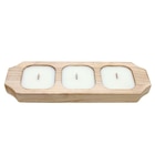 Bougie citronnelle en bois dans le catalogue B&M