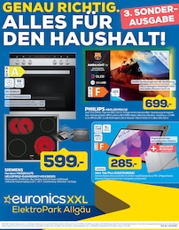 EURONICS Prospekt für Kaufbeuren mit 4 Seiten EURONICS Prospekt für Kaufbeuren: "GENAU RICHTIG. ALLES FÜR DEN HAUSHALT!", 4 Seiten, 17.10.2026 - 23.10.2026